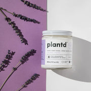 Natural "Calm" hand & body cream with lavender from Plantd, hand crafted in Vancouver, British Columbia. Vegan, cruelty-free.