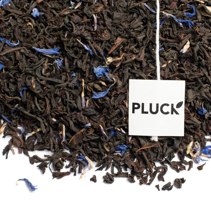 Earl Grey Cream, premium black tea with bergamot & vanilla from Pluck Tea in Toronto, Ontario. A twist on the classic earl grey, this tea is aromatic and creamy from the vanilla. This makes a wonderful London Fog with steamed milk of choice.