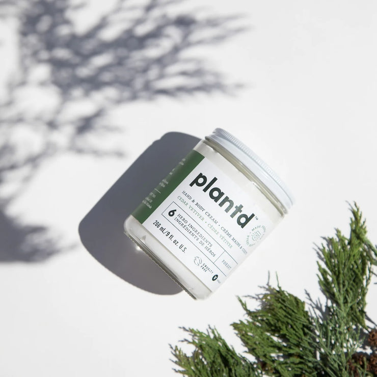 Plantd natural hand & body cream from Vancouver