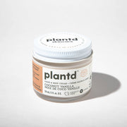Vacay organic hand & body cream from Plantd Skincare in Vancouver, British Columbia. vacay hand & body cream Scent profile: coconut & vanilla Bring the vacay to your everyday with this coconut-infused blend. Paradise in a jar.