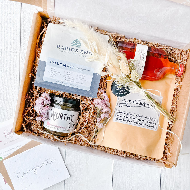 Brunch Gift Box. Canadian brunch. Makes for a thoughtful closing, housewarming, client & brunch lover gift. 