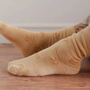 The most comfy, cute cotton socks to sip your morning coffee in. Croissant socks are from Mimi & August in Montreal, Quebec. Made for everyday wear and are soft to the touch.
