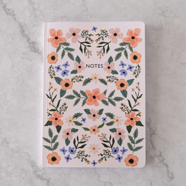 Gardenia Notebook. There's nothing quite like a fresh notebook! Juicy, ripe oranges are the inspiration for this beautiful notebook from Mimi & August in Montreal, Quebec. Perfect for writing down your thoughts, lists, plant purchases, doodles. Printed in Montreal and on recycled paper.