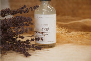 Handcrafted, natural Yogi yoga mat spray in lavender lemon from LÜMIA BOTANICALS on Vancouver, Island, Canada. Lemon & Lavender Yoga Mat Spray in a Witch Hazel base to keep your mat fresh and clean. Tea Tree essential oil works to fight the funk, while notes of Lavender and Lemon linger to allow a clear mind while promoting stress reduction. The perfect combination for your yoga practice. Naturally cleansing and deodorizing. 